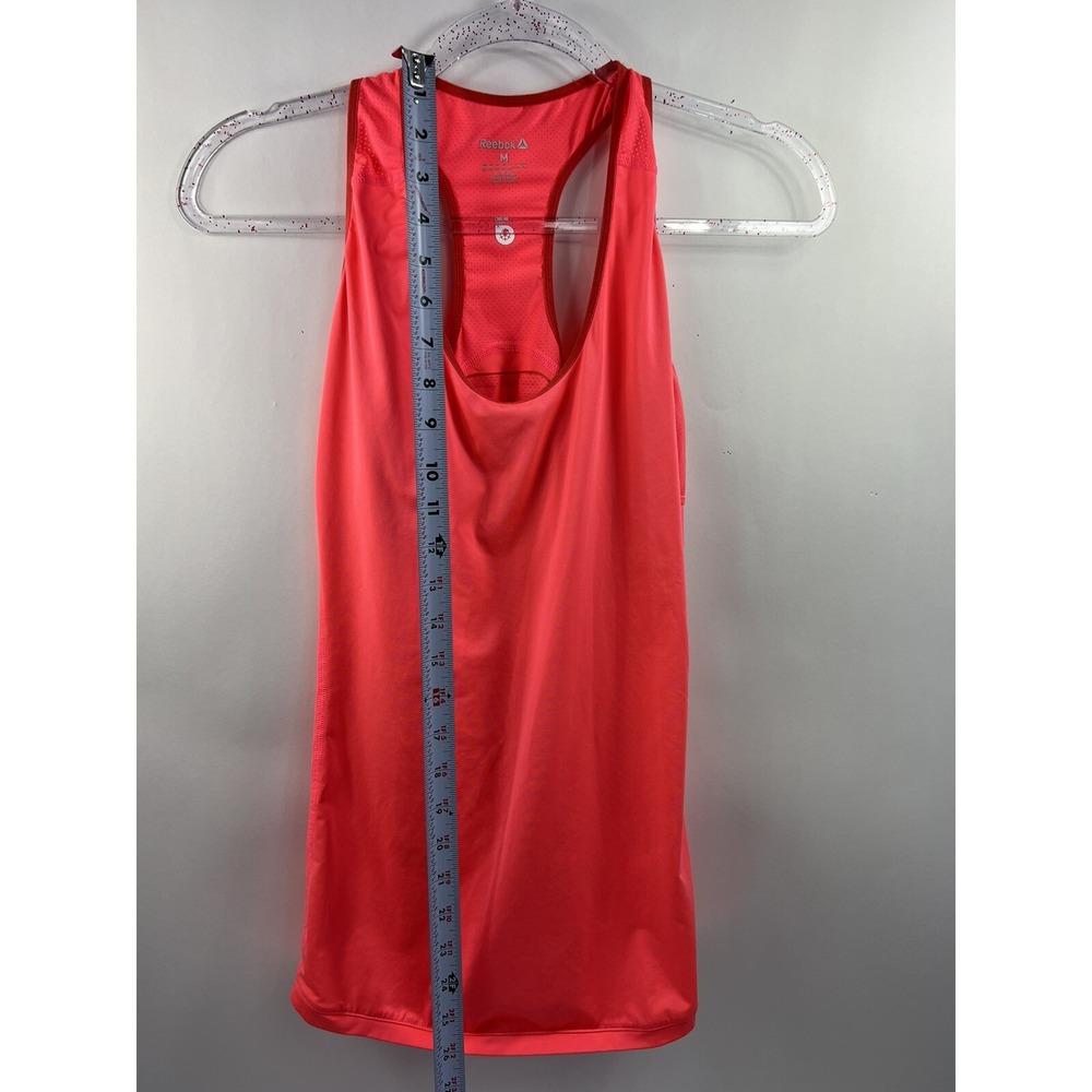Reebok Neon Dark Pink Watermelon RacerBack Tank Top Women's Size Medium - Picture 8 of 11